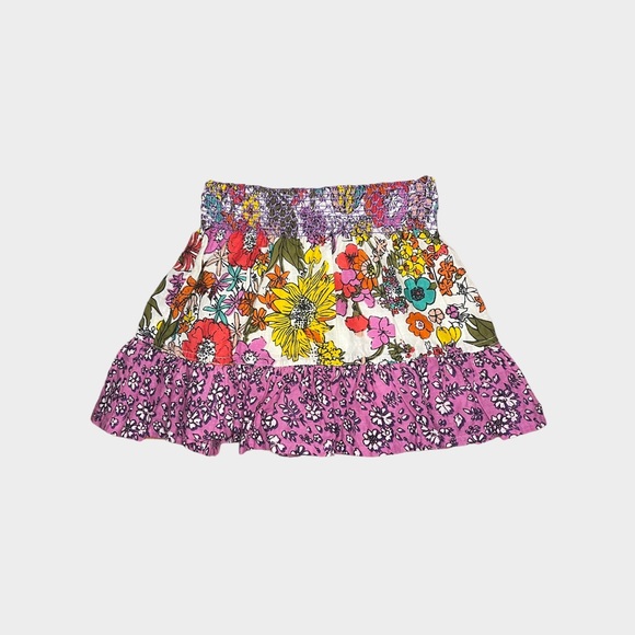 Peek Floral Mixed Print Smocked Skirt - Picture 5 of 5
